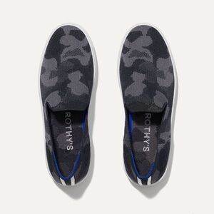 Rothy’s The Original Slip On Sneakers in Grey Camo
